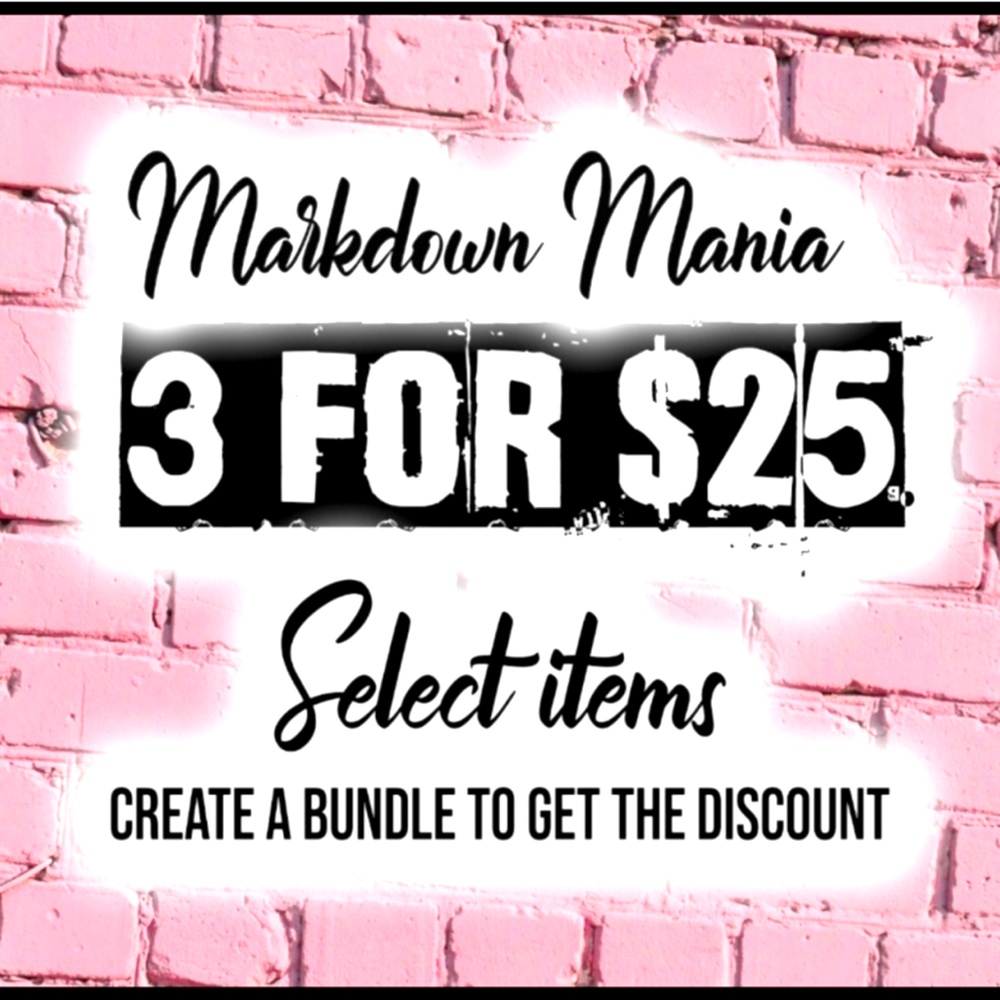 🛍 3 Pieces for $25 SALE!